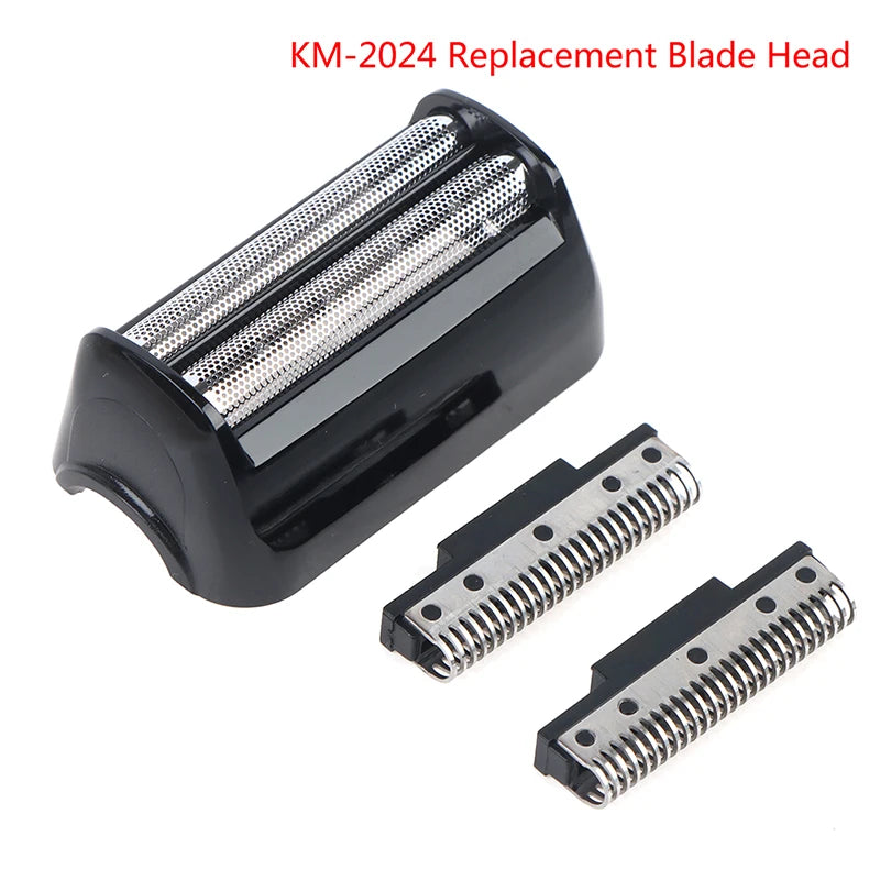 Kemei 2024 Razor Replacement Blade Head KM-2024 Extra Mesh Blade Net Shaving Shaver Parts Original