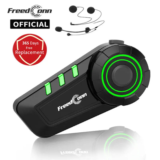 FreedConn Bluetooth Motorcycle Helmet Headset FM IP65 Wireless Moto Bluetooth Headphones motorcycles helmets Communicator