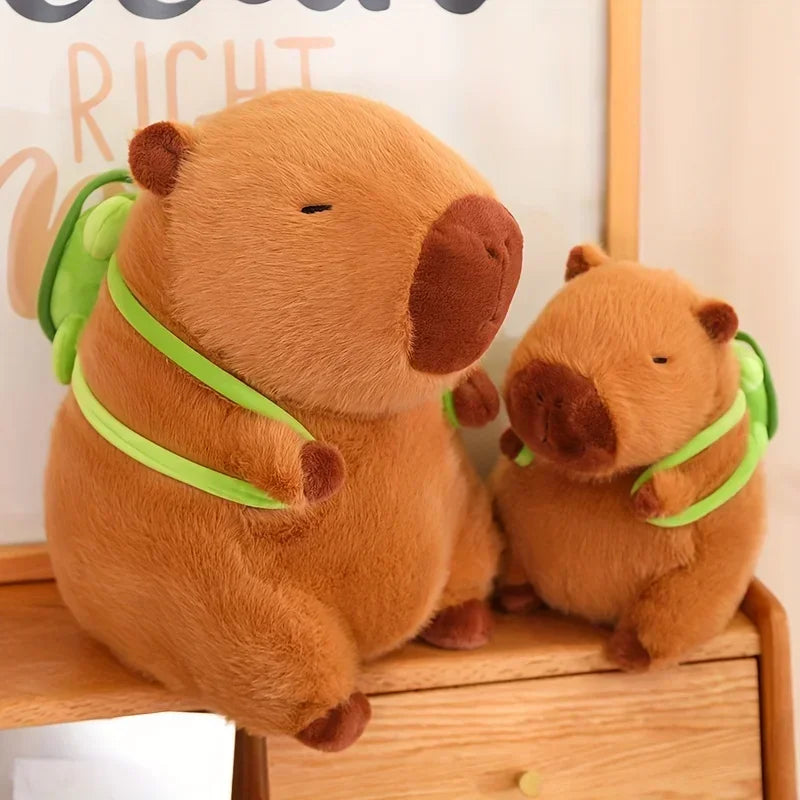 23cm Capybara Plush Simulation Capibara Anime Fluffty Toy Cute Doll Stuffed Animals Soft Doll Plush Christmas Thanksgiving Gift