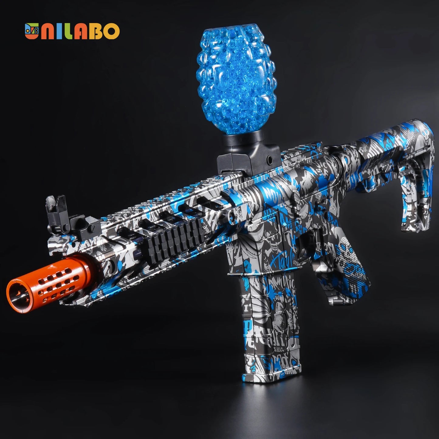 M416 Electric Ball Blaster Toy Gun - High-Speed, Metallic Finish, Rechargeable - Halloween Thanksgiving Gift(Bullets Excluded)